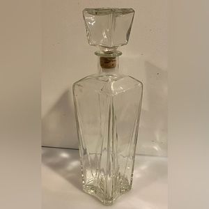 Antique Bourbon decanter with original cork $30